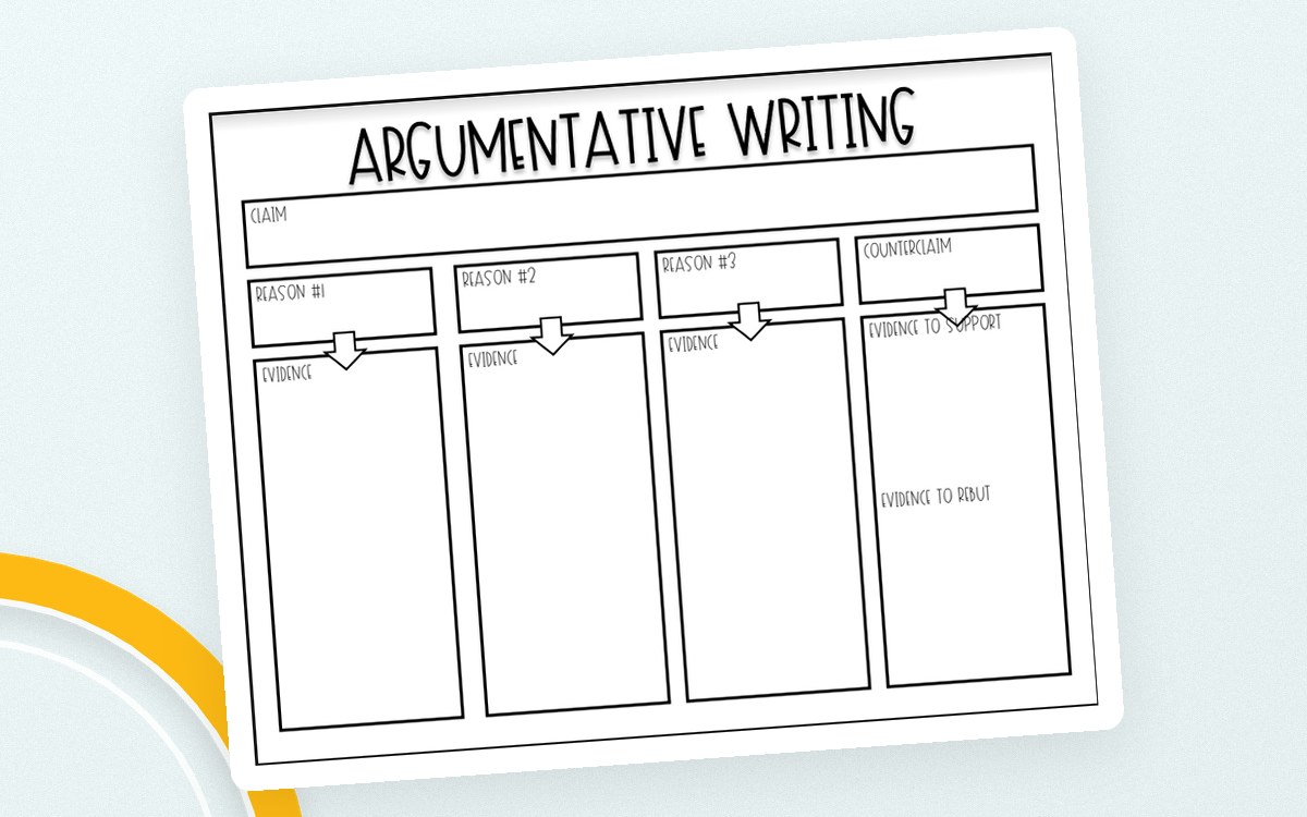 Digital Graphic Organizers: Argumentative Writing preview