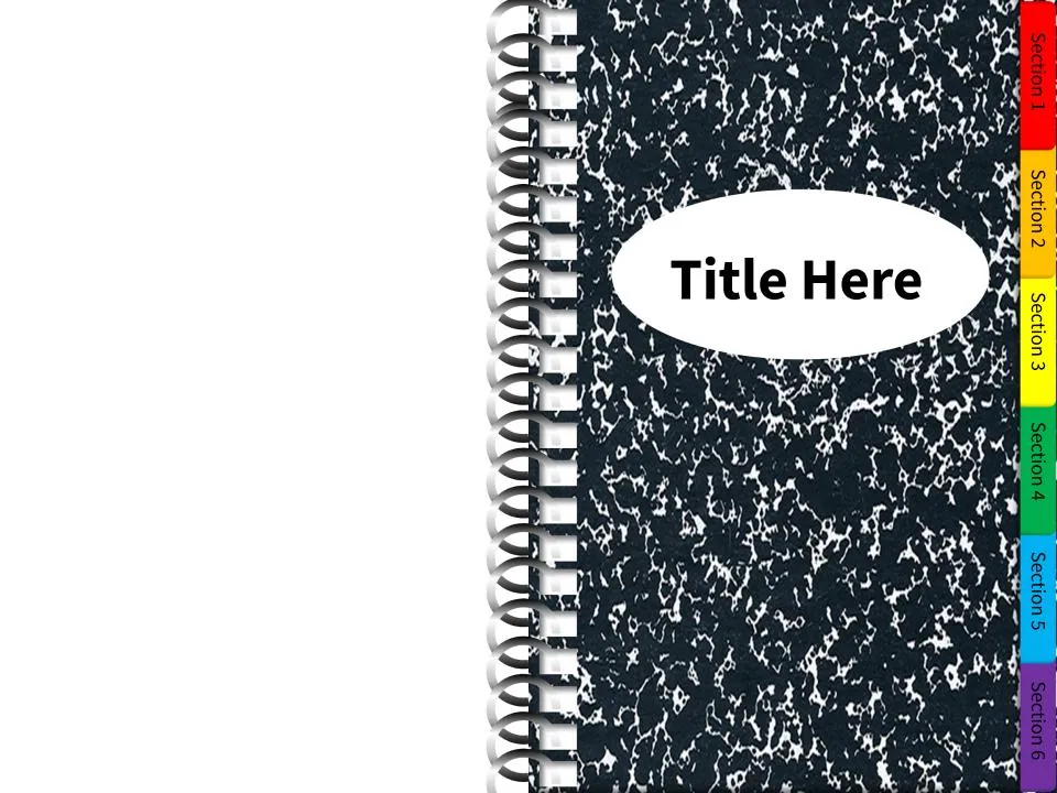 Digital Interactive Notebook Template – cover