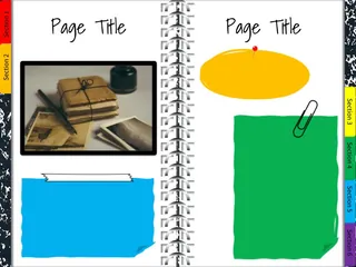 Digital Interactive Notebook Template – preview 1