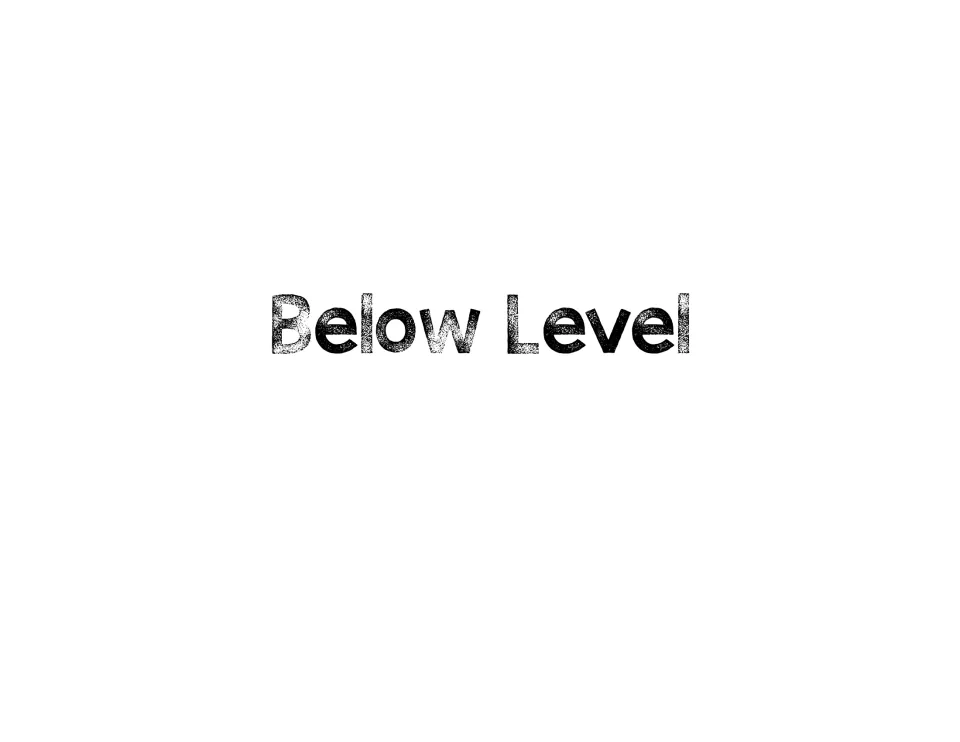 Below Level divider: a section title page that separates the Below Level dividing fractions task cards from other levels