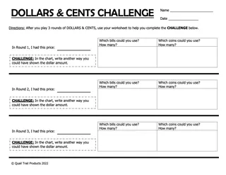 Dollars and Cents Card Game – sample page 3