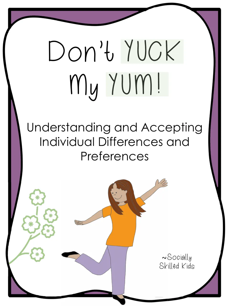 Alternate social skills story cover introducing understanding and accepting differences and preferences