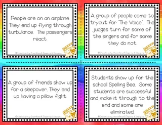 Drama Scenario Task Cards – 40 Acting Prompts – sample page 2