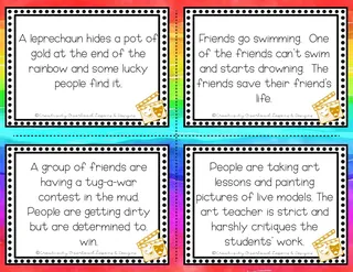 Drama Scenario Task Cards – 40 Acting Prompts – sample page 3