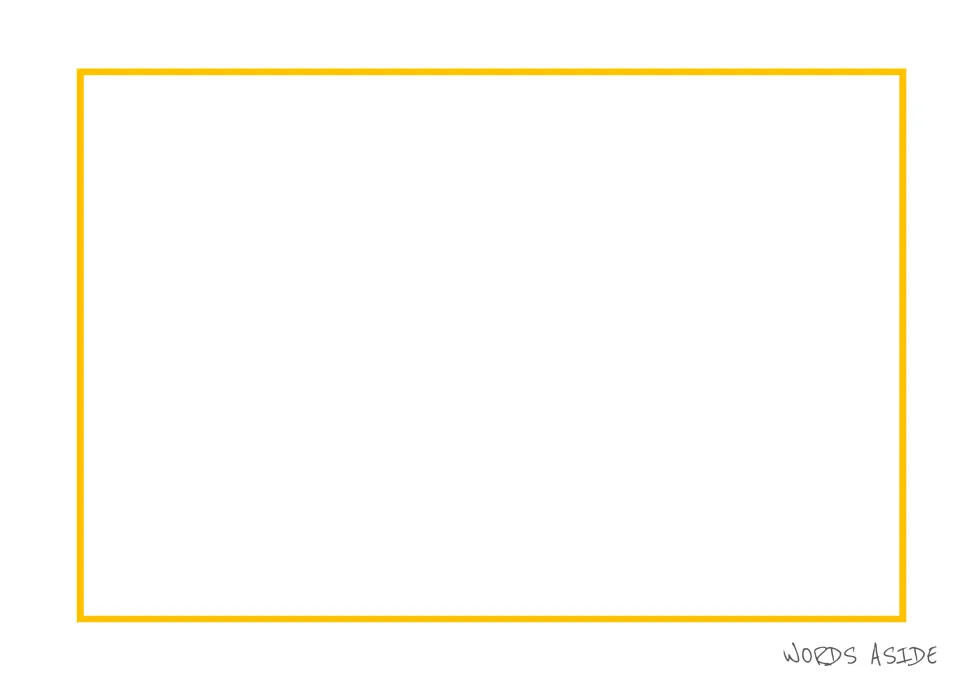 Blank storytelling template following the speech, heart, and thought shapes, with space for student ideas