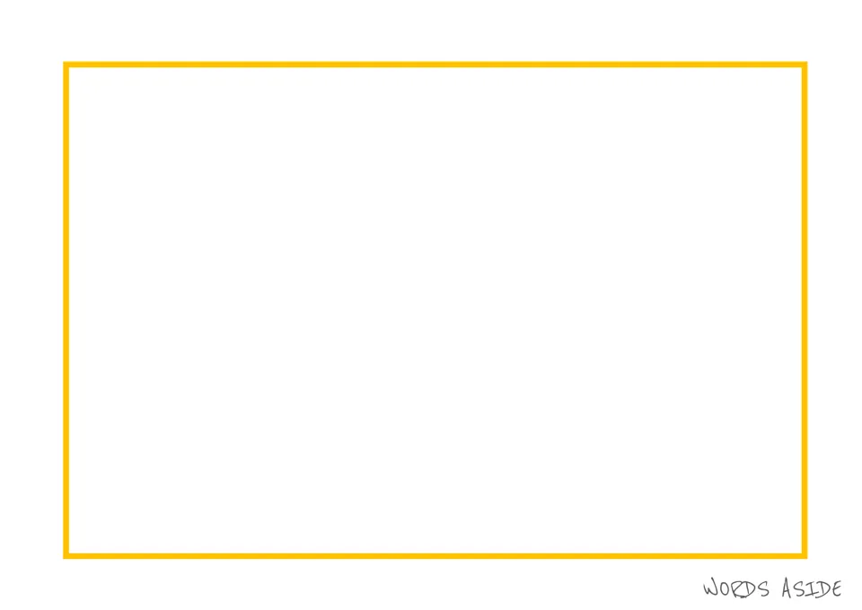 Blank storytelling template following the picture prompt of a walking man, with space for student ideas