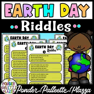 Earth Day Riddles – Brain Teaser Activity – cover