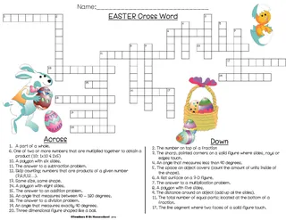 Easter Math Activities – sample page 2