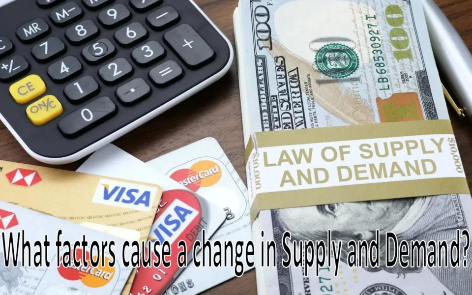 Supply and demand activity cover asks, 'What factors cause a change in Supply and Demand?'