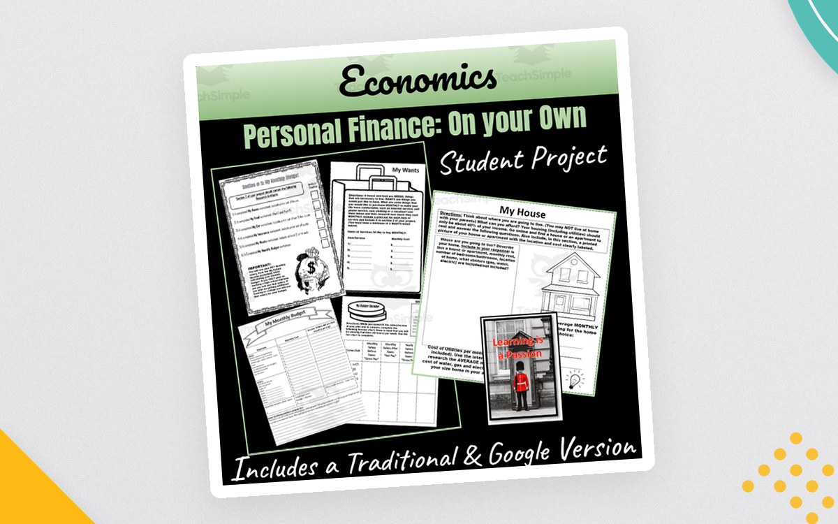 Economics: Personal Finance Student Project preview