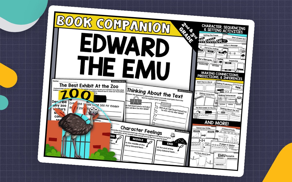 Edward the Emu Interactive Read-Aloud Activities preview