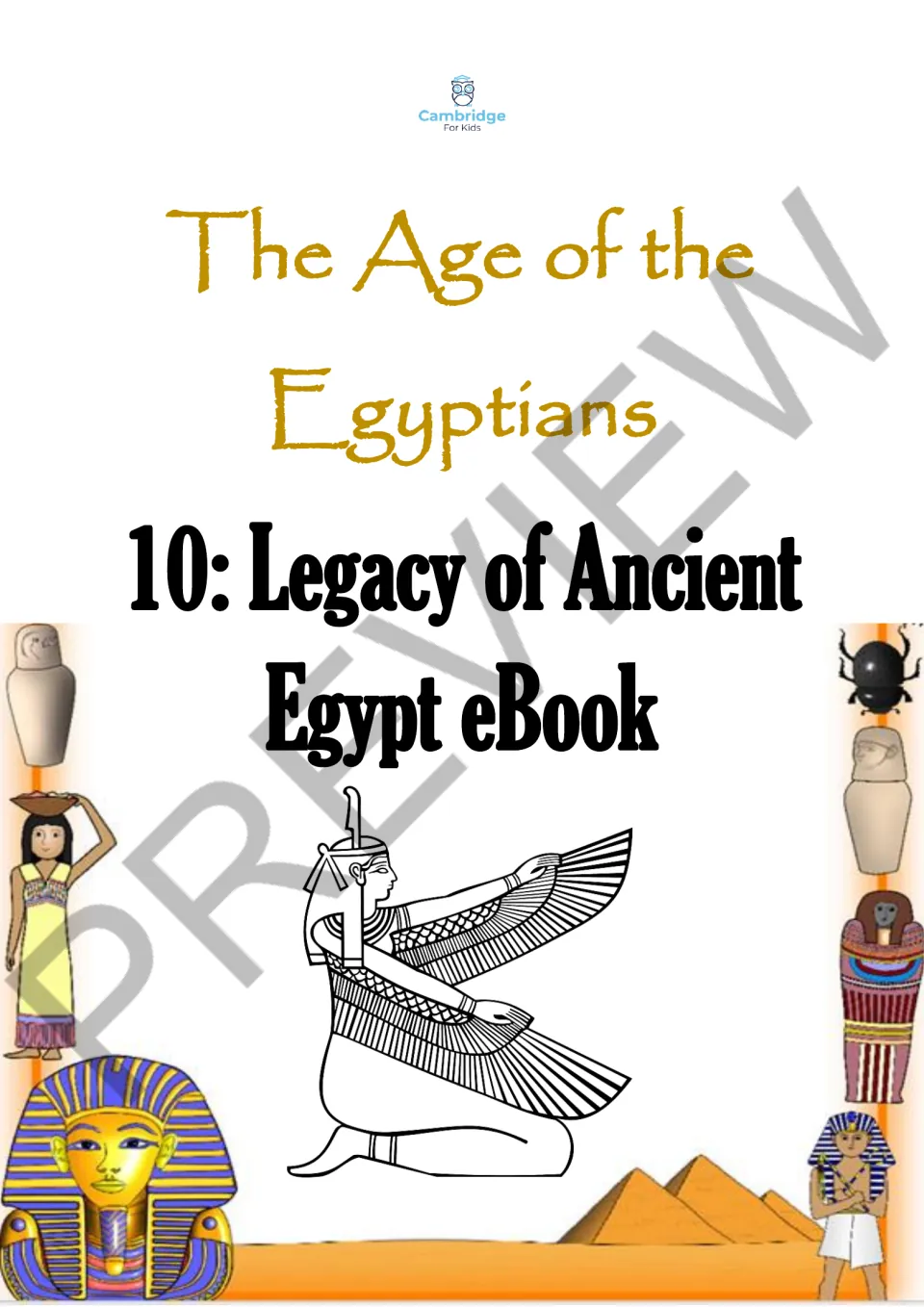 Episode 10 eBook cover introducing the reading companion about the lasting legacy of ancient Egypt