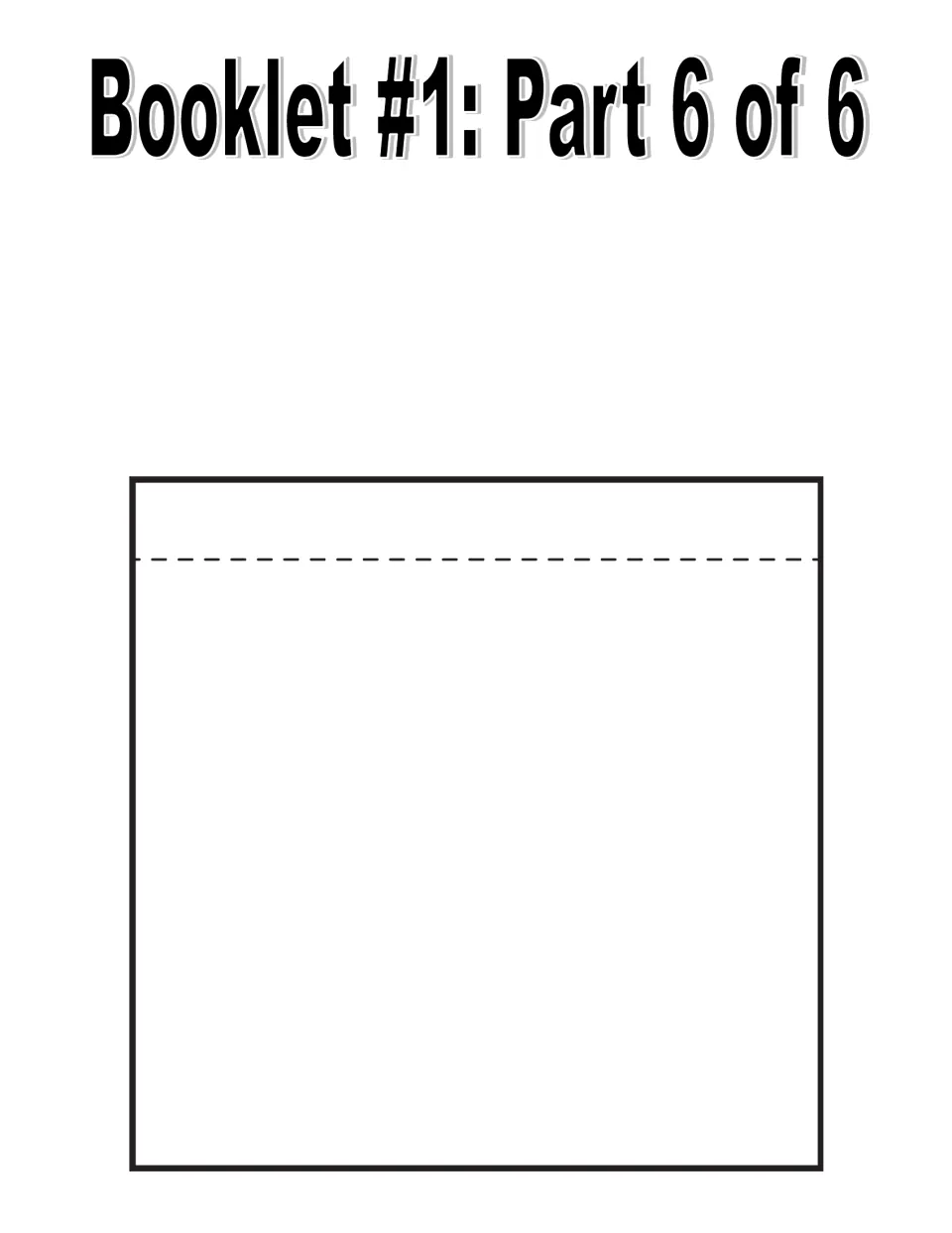 Booklet #1 part 6 of 6: untitled blank page for adding more facts about Elijah McCoy