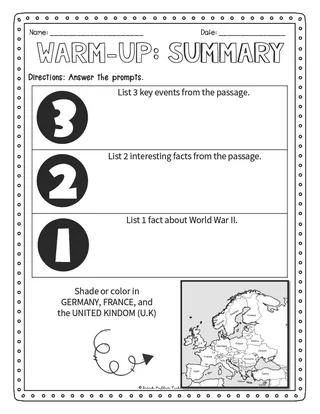 Emergency Sub Plans for 5th-7th Grade Social Studies – sample page 2