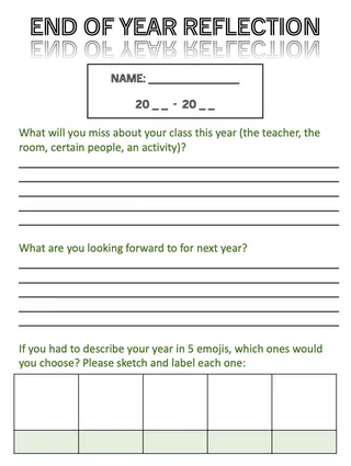 End-of-Year Reflection – Middle School Writing Prompts – sample page 3