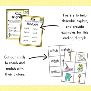 Ending Trigraph: -DGE Activity Packet – sample page 2