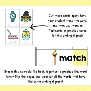 Ending Trigraph: -DGE Activity Packet – sample page 3