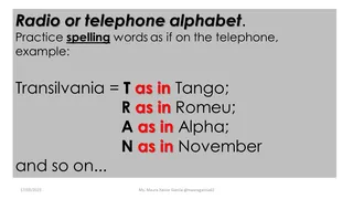 English Spelling Alphabet & Common Titles – cover