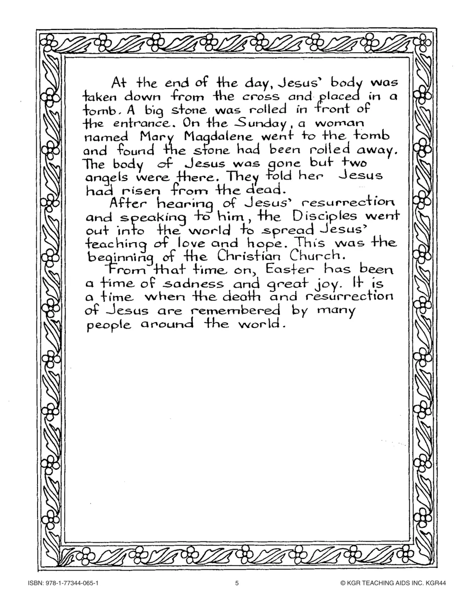 Part 2 of 'The First Easter': the empty tomb, Mary Magdalene, two angels and the start of the Christian Church