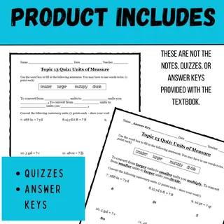 Envision Math Grade 5 Topic 13 Units of Measure – sample page 3