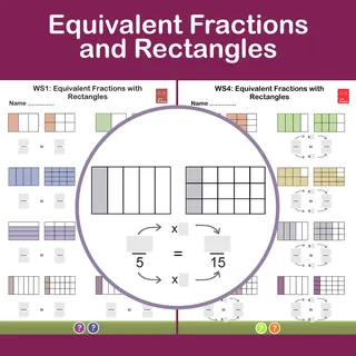 Equivalent Fractions – Visual Rectangle Approach – cover