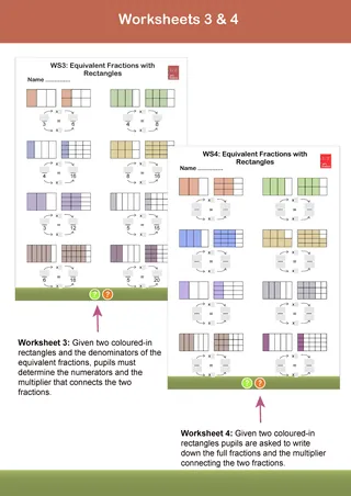 Equivalent Fractions – Visual Rectangle Approach – sample page 3