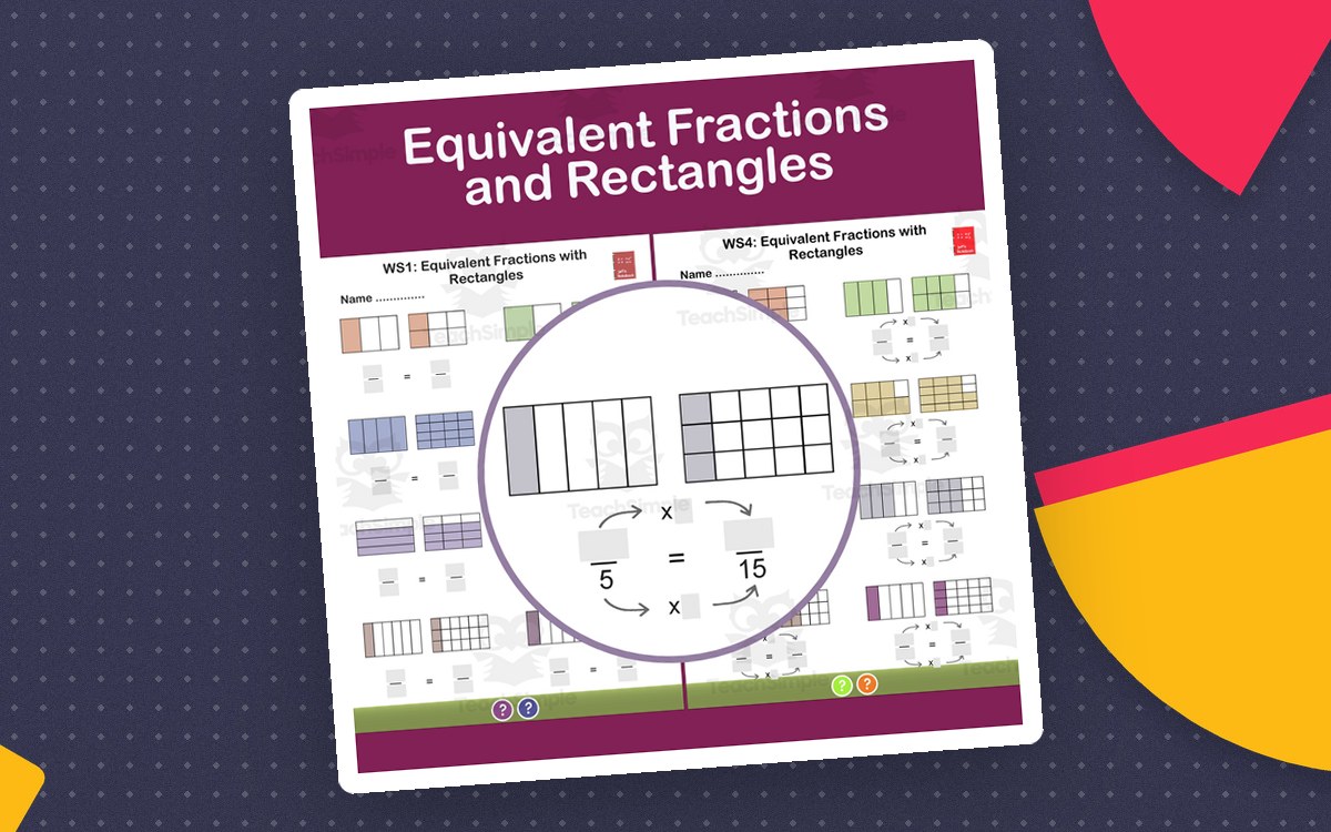 Equivalent Fractions – Visual Rectangle Approach preview