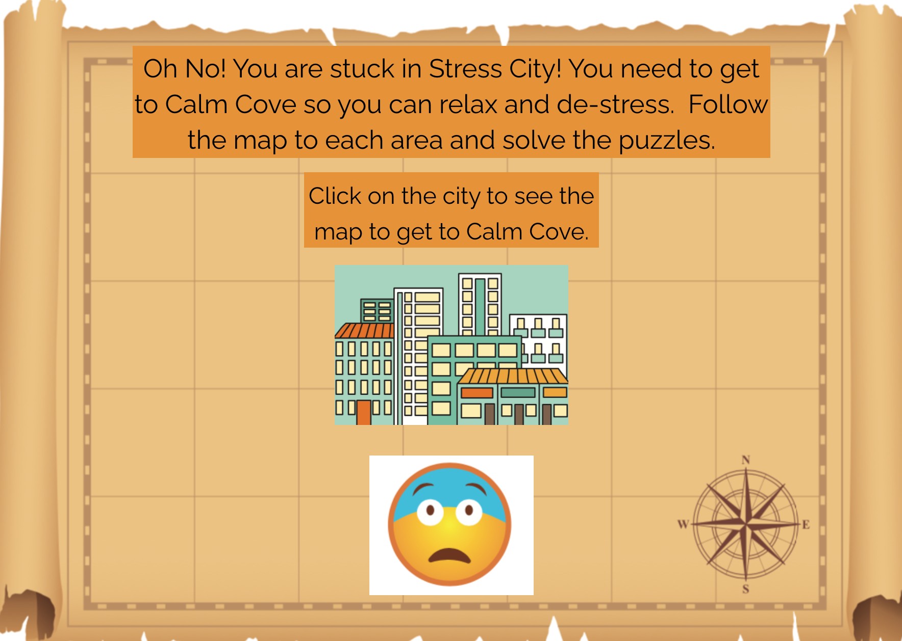 Escape Stress City! An SEL Boom Deck teaching resource preview