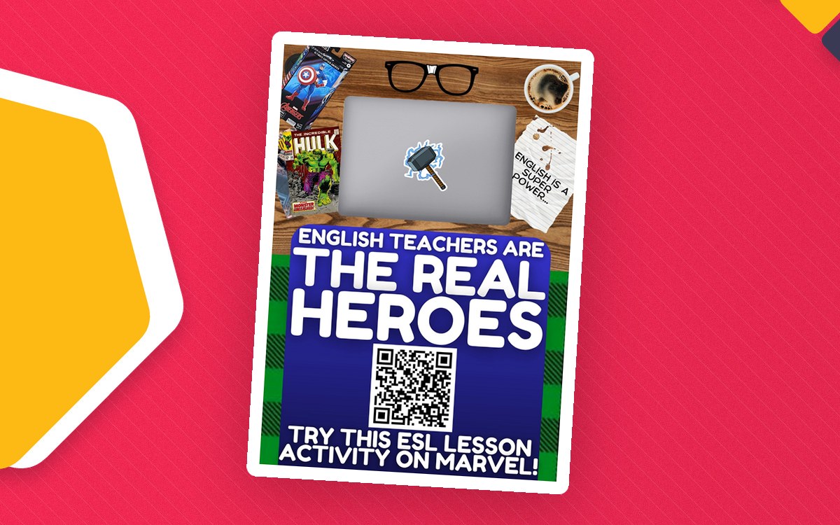 ESL Lesson on Marvel and Superheroes + Listening + Writing preview