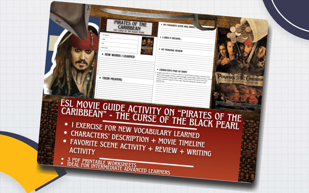 ESL Movie Guide - Pirates of the Caribbean: Curse of the Black Pearl preview