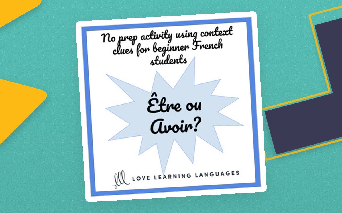 Être & Avoir French Verbs – Present Tense Quiz preview: avoir and etre practice pages