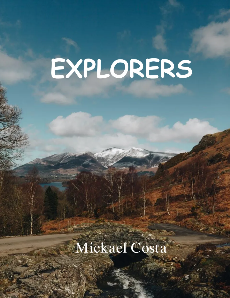 Explorers resource cover naming author Mickael Costa, introducing the Canadian history reading packet