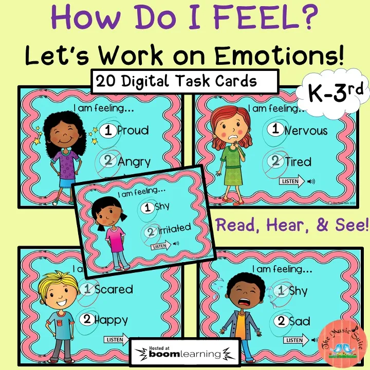 Exploring Emotions Boom Cards – cover