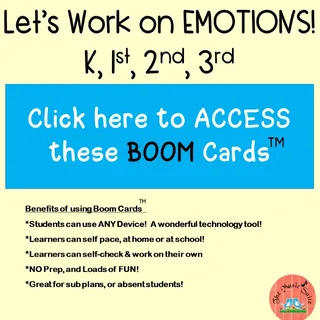 Exploring Emotions Boom Cards – preview 1
