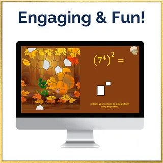 Exponent Rules Mystery Picture | Fall Themed – sample page 4