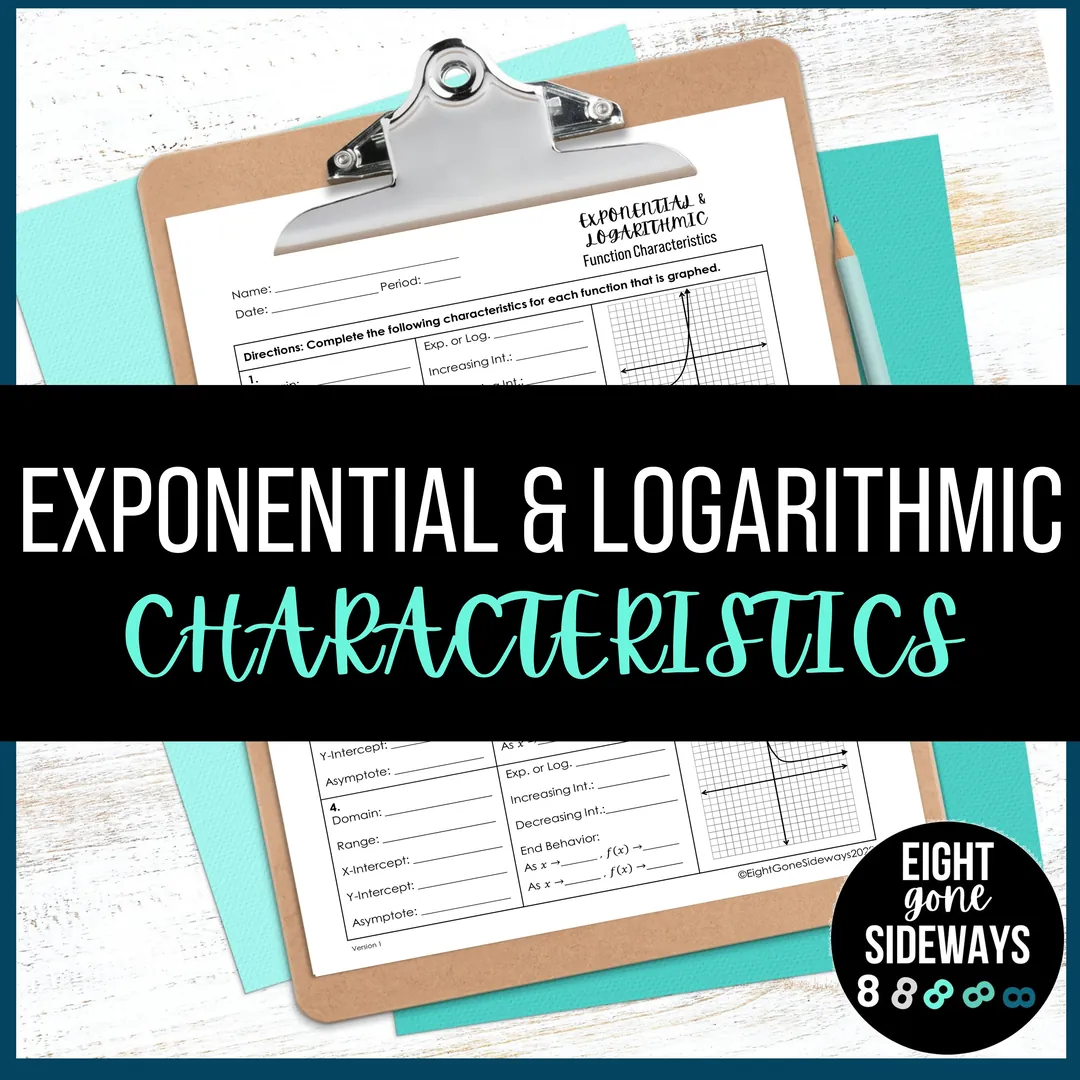 Exponential & Logarithmic Functions – 8 Problems – cover