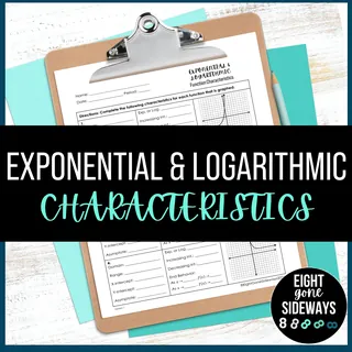 Exponential & Logarithmic Functions – 8 Problems – cover