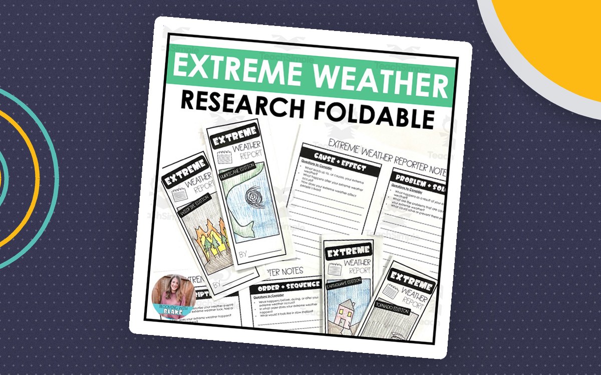 Extreme Weather Research Project Foldable preview