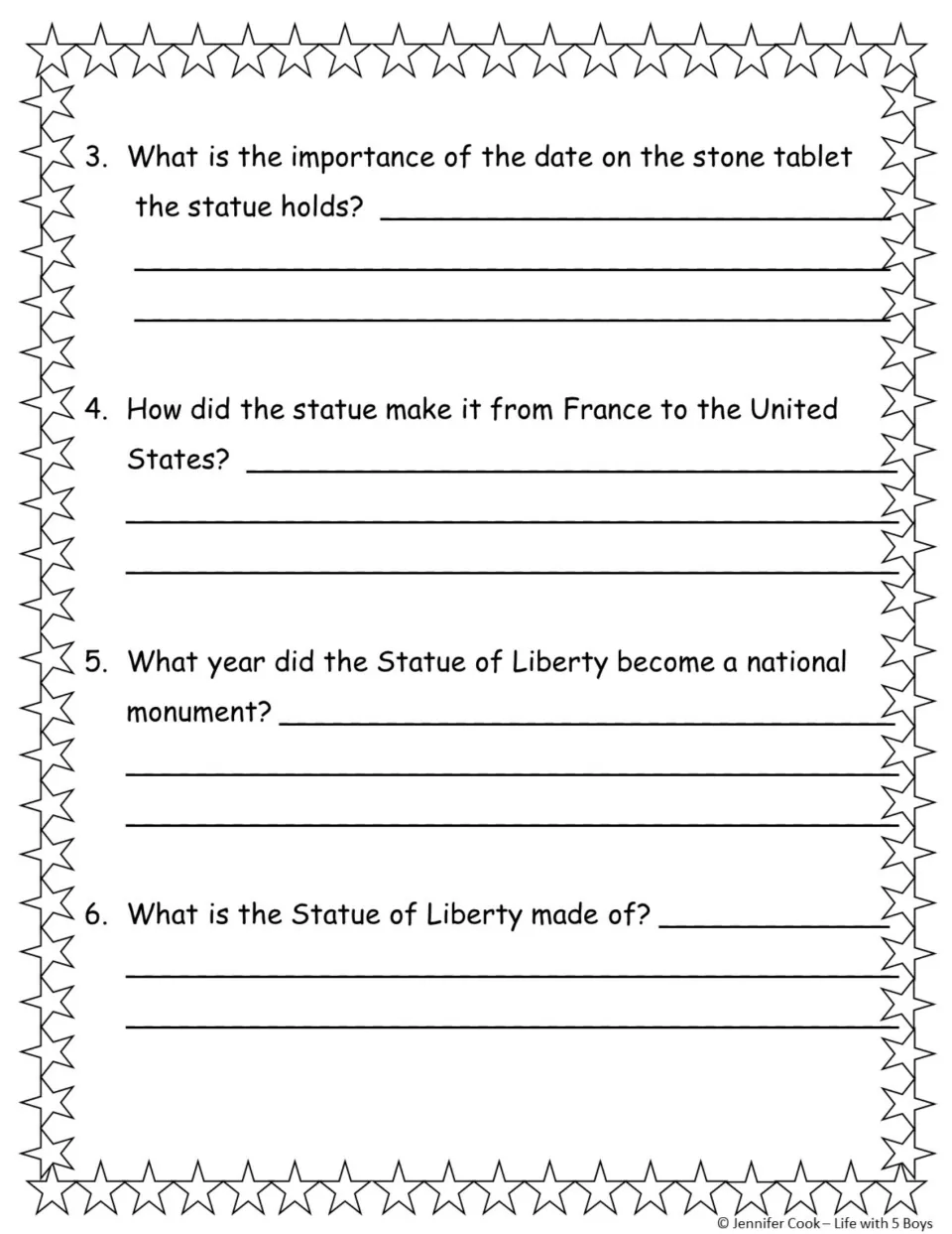 Comprehension questions 3–6 ask about the tablet's date, transport from France, monument status, and material.