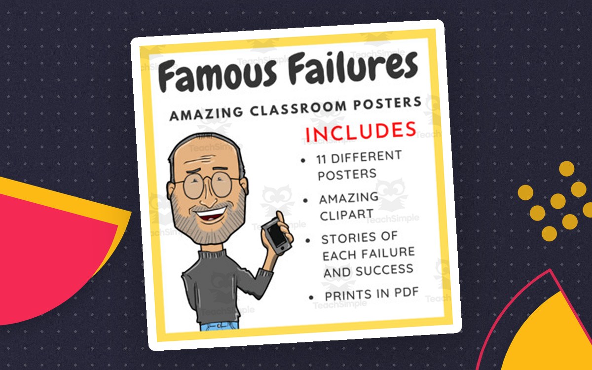 Famous Failures Posters teaching resource preview