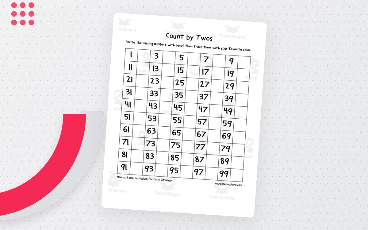 Fill-in Skip Counting Charts teaching resource preview