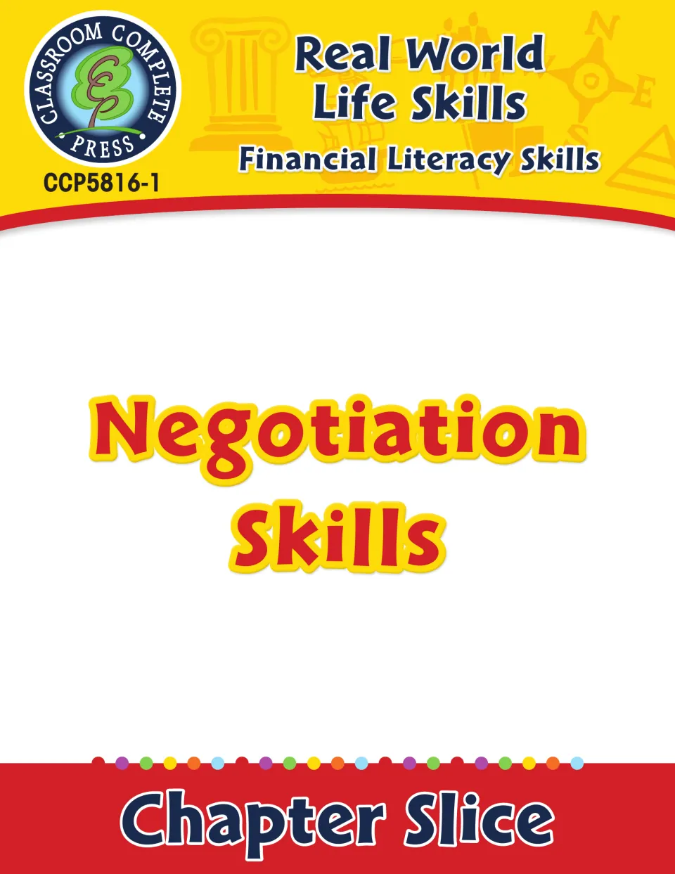 Negotiation Skills chapter slice cover from the Real World Life Skills: Financial Literacy Skills series