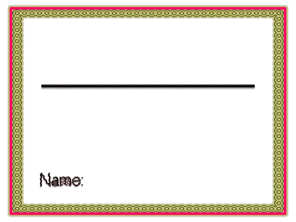 Book template cover: students write the title of their research book at the top and sign their name below