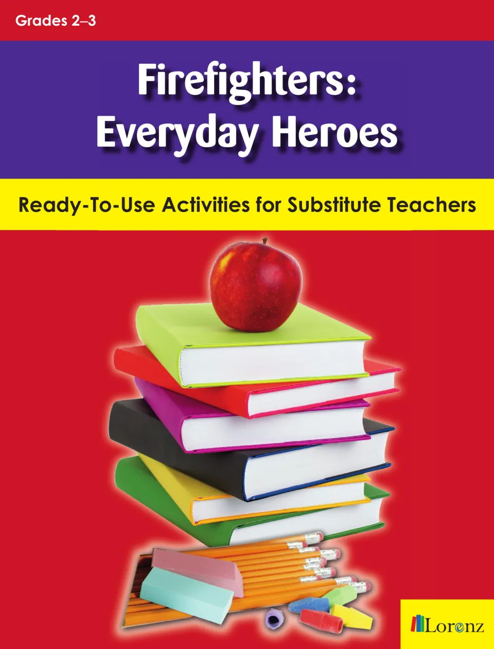 Firefighters: Everyday Heroes cover, a Grades 2–3 packet of ready-to-use activities for substitute teachers