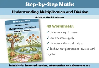 Grade 1 Multiplication Worksheets – 40-Page Workbook – cover