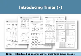 Grade 1 Multiplication Worksheets – 40-Page Workbook – preview 2