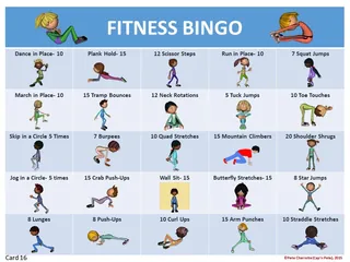 Fitness Bingo – preview 1