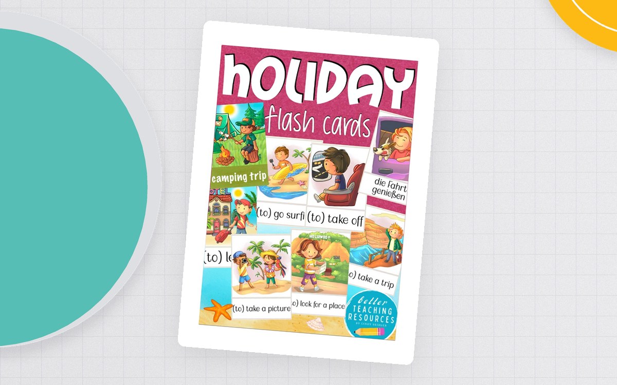 Flash Cards: Holiday / Going on Vacation preview