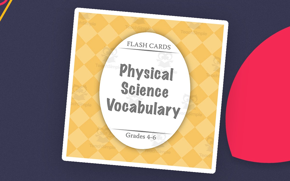 Flash Cards: Physical Science Vocabulary teaching resource preview