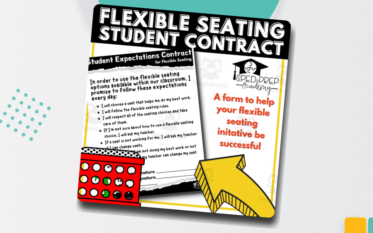 Flexible Seating Student Contract preview: Student flexible-seating expectations letter